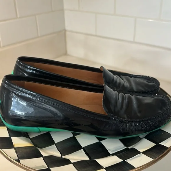 Stuart Weitzman patent leather loafers - Picture 2 of 7